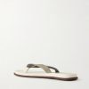 Suede Flip Flops - BK
