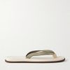 Suede Flip Flops