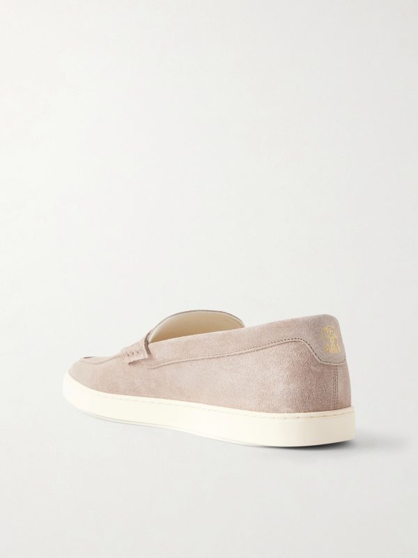 Suede Penny Loafers - BK Suede Penny Loafers - BK