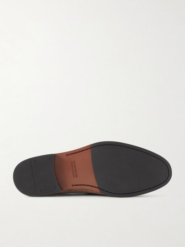 Calf Suede Penny Loafers - E1 Calf Suede Penny Loafers - E1