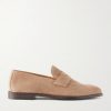 Calf Suede Penny Loafers Calf Suede Penny Loafers