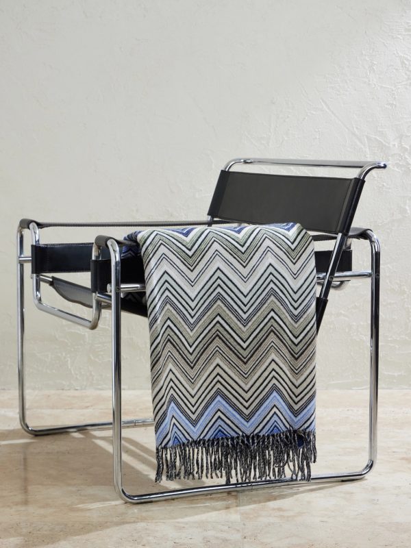Fringed Striped Wool-Blend Throw Fringed Striped Wool-Blend Throw