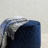 Fossile Plush-Jacquard Pouf - OU Fossile Plush-Jacquard Pouf - OU