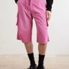 Straight-Leg Cotton-Poplin Cargo Shorts - FR