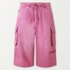 Straight-Leg Cotton-Poplin Cargo Shorts