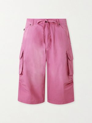 Straight-Leg Cotton-Poplin Cargo Shorts