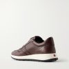 Paneled Leather Sneakers - BK