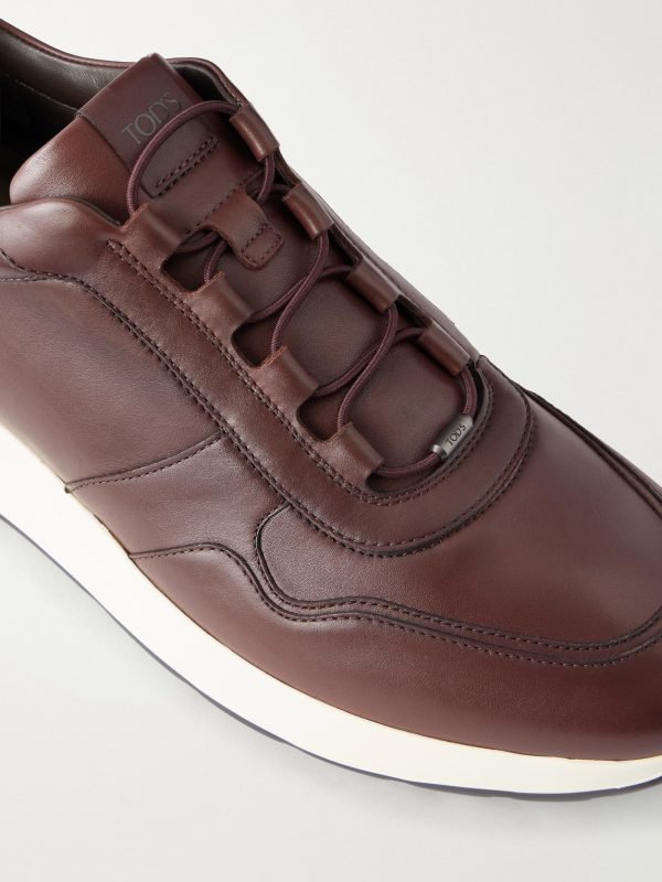 Paneled Leather Sneakers - CU