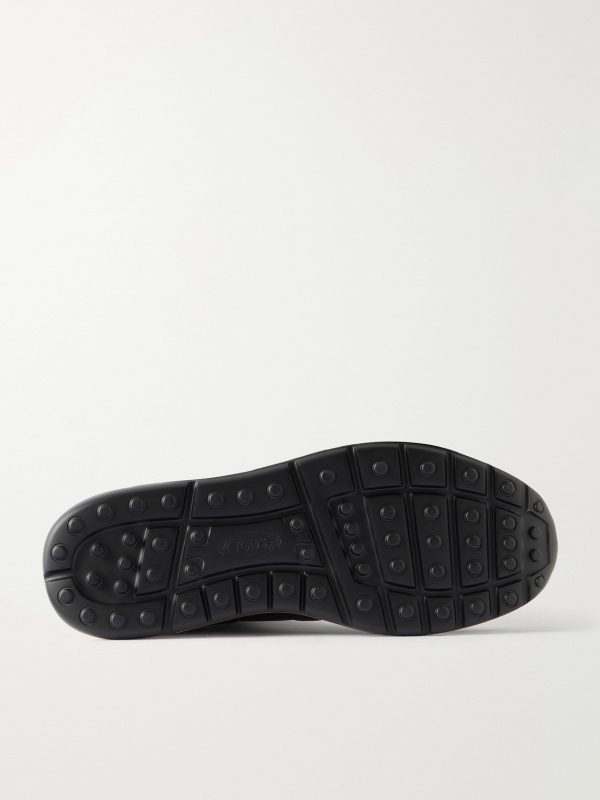 Paneled Leather Sneakers - E1