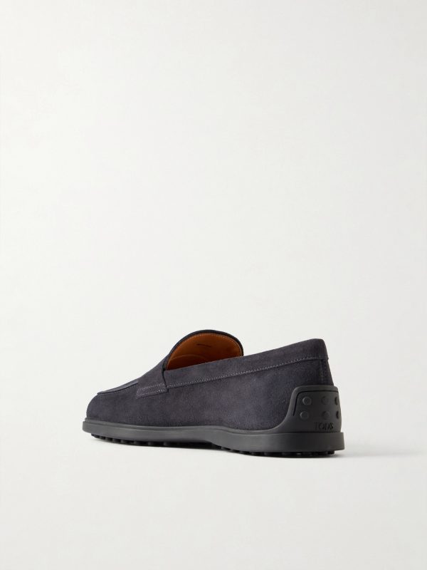 Suede Penny Loafers - BK Suede Penny Loafers - BK