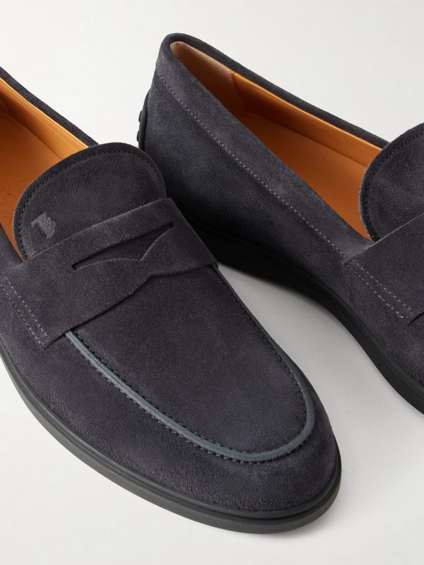 Suede Penny Loafers - CU Suede Penny Loafers - CU