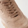 Panelled Leather-Trimmed Suede Sneakers - CU