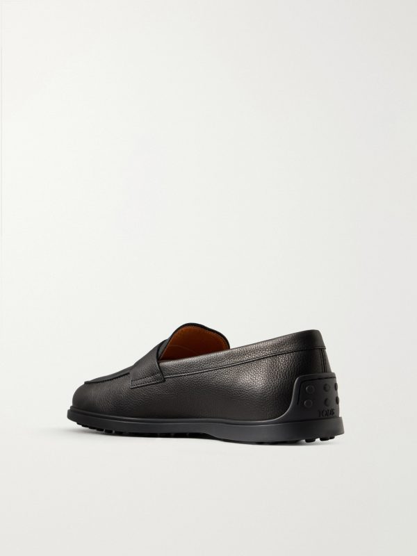 Full-Grain Leather Penny Loafers - BK