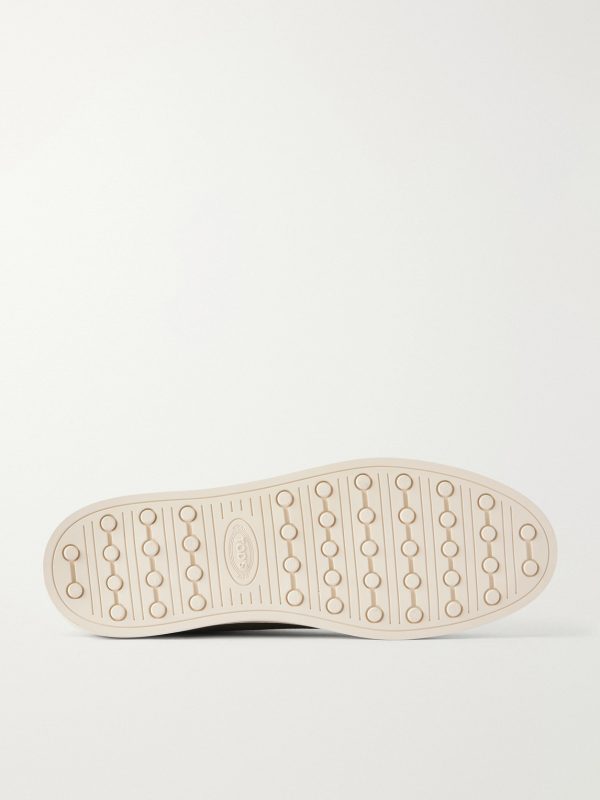 Paneled Rubber-Trimmed Suede Sneakers - E1 Paneled Rubber-Trimmed Suede Sneakers - E1