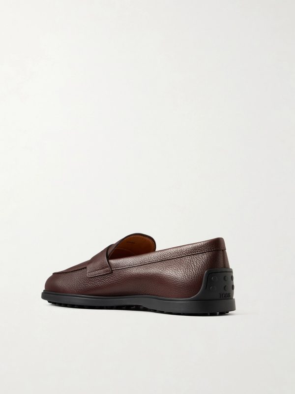 Full-Grain Leather Penny Loafers - BK