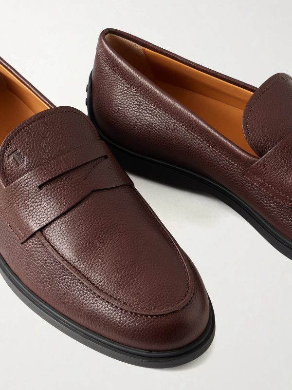 Full-Grain Leather Penny Loafers - CU
