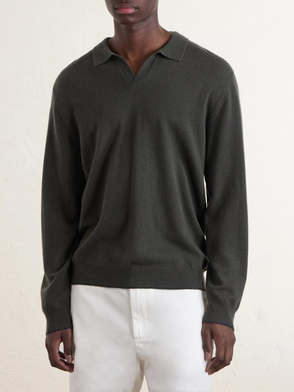 Sloane Organic Cashmere Polo Shirt - FR Sloane Organic Cashmere Polo Shirt - FR