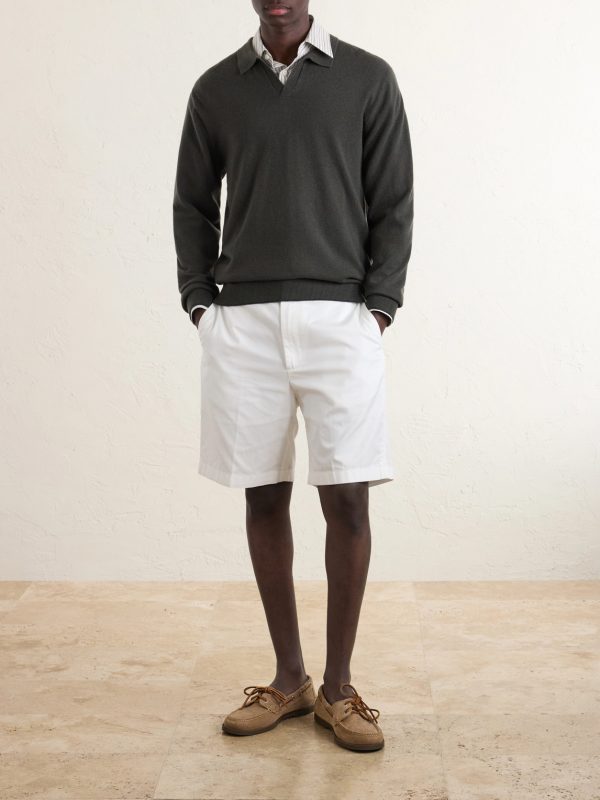 Sloane Organic Cashmere Polo Shirt - OU Sloane Organic Cashmere Polo Shirt - OU