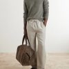 Raglan Organic Cashmere Knitwear Sweatshirt - OU Raglan Organic Cashmere Knitwear Sweatshirt - OU