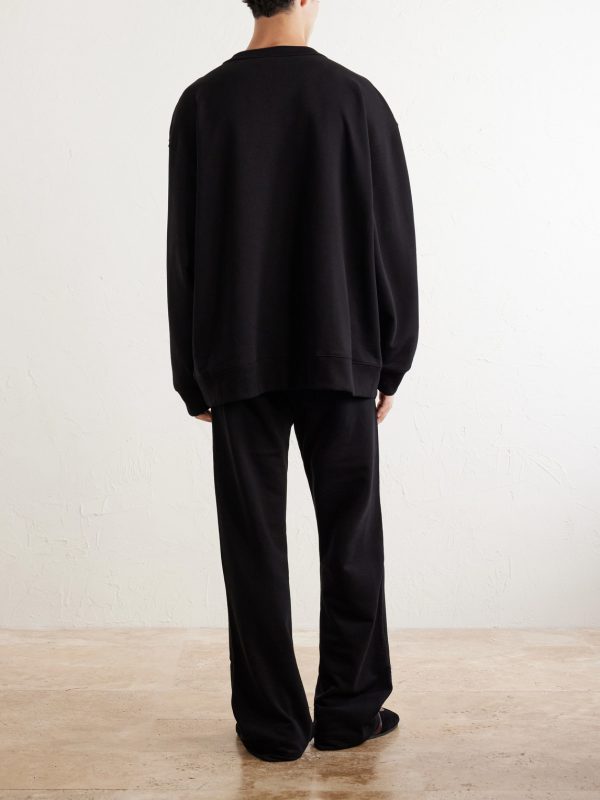 Hax Oversized Cotton Sweatshirt - BK Hax Oversized Cotton Sweatshirt - BK