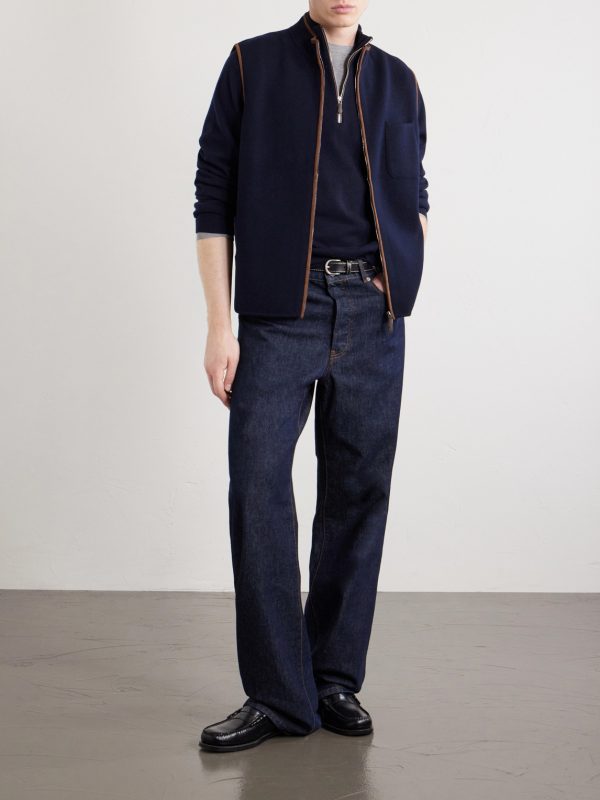 Carnaby Organic Cashmere Half-Zip Sweater - OU