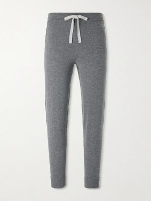 Straight-Leg Organic Cashmere Sweatpants