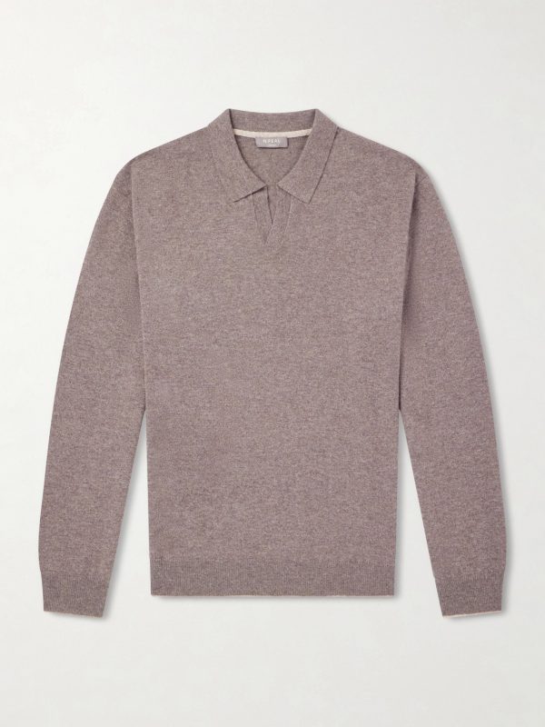 Sloane Organic Cashmere Polo Shirt Sloane Organic Cashmere Polo Shirt