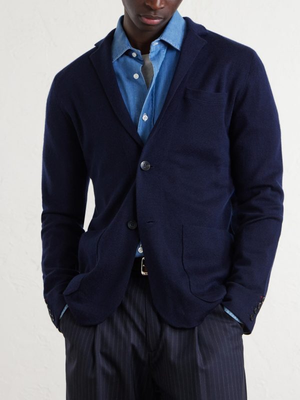 Cashmere and Silk-Blend Cardigan - CU Cashmere and Silk-Blend Cardigan - CU