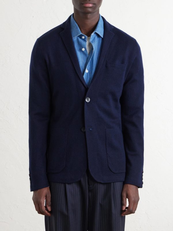 Cashmere and Silk-Blend Cardigan - FR Cashmere and Silk-Blend Cardigan - FR