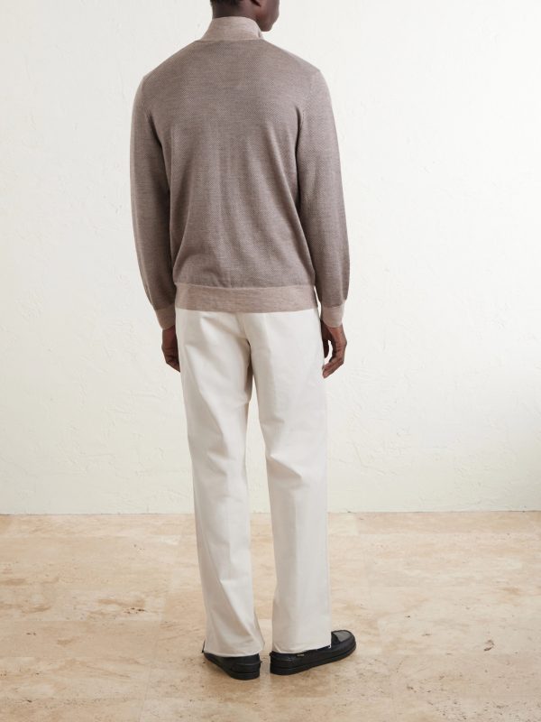 Cashmere and Silk-Blend Shirt - BK Cashmere and Silk-Blend Shirt - BK