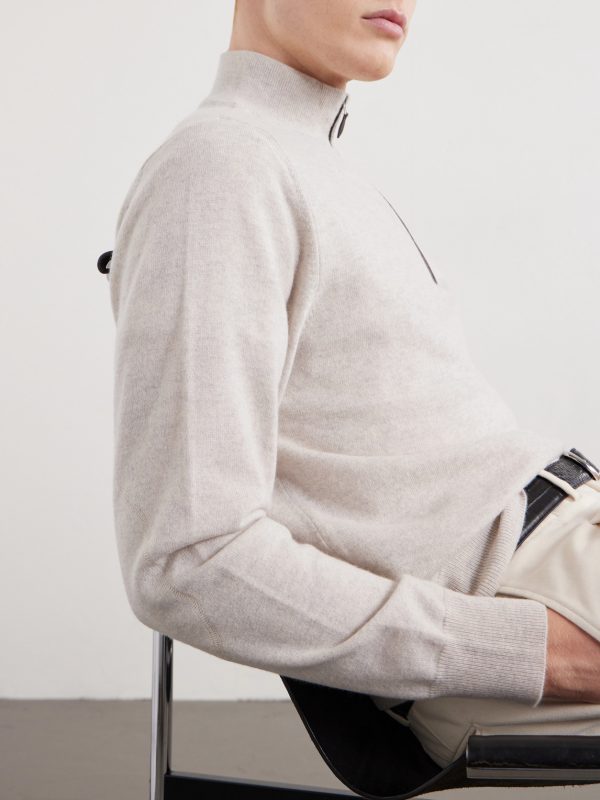 Carnaby Organic Cashmere Half-Zip Sweater - CU Carnaby Organic Cashmere Half-Zip Sweater - CU