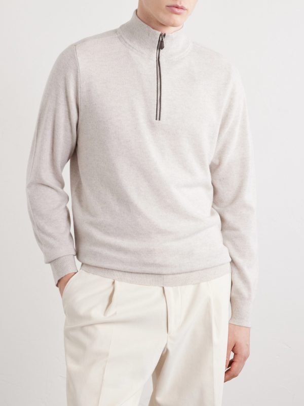 Carnaby Organic Cashmere Half-Zip Sweater - FR Carnaby Organic Cashmere Half-Zip Sweater - FR