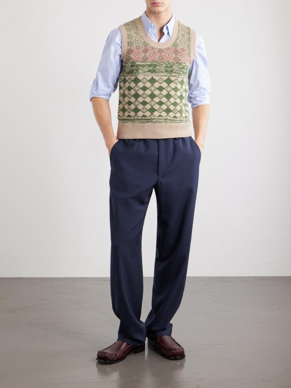 Penny Straight-Leg Wool Trousers - OU Penny Straight-Leg Wool Trousers - OU