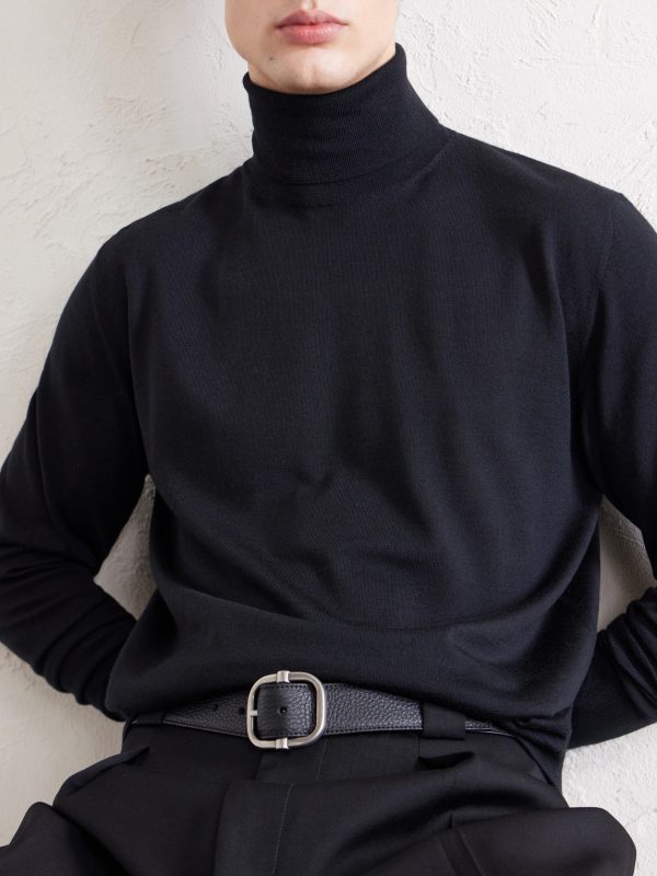 Merino Wool Rollneck Sweater - CU