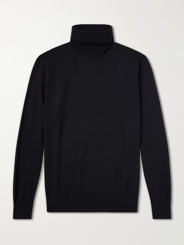Merino Wool Rollneck Sweater