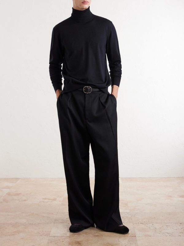 Merino Wool Rollneck Sweater - OU