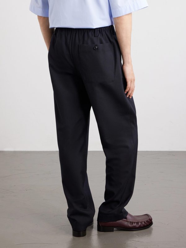 Penny Straight-Leg Wool Trousers - BK