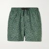 Phibbs Straight-Leg Mid-Length Printed Swim Shorts Phibbs Straight-Leg Mid-Length Printed Swim Shorts