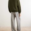 Brushed Alpaca-Blend Sweater - BK Brushed Alpaca-Blend Sweater - BK