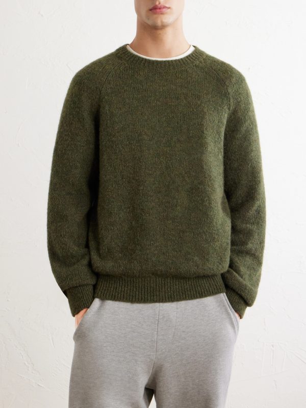 Brushed Alpaca-Blend Sweater - FR Brushed Alpaca-Blend Sweater - FR