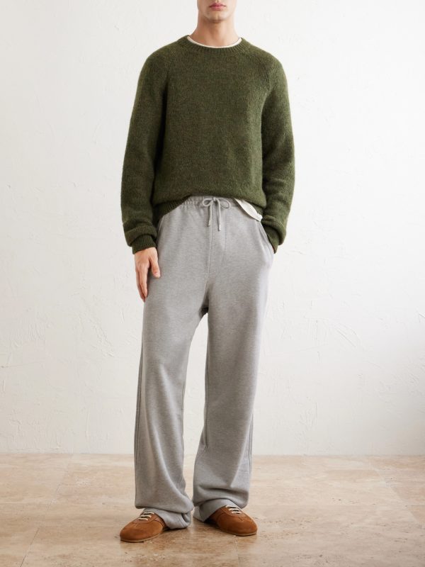 Brushed Alpaca-Blend Sweater - OU Brushed Alpaca-Blend Sweater - OU