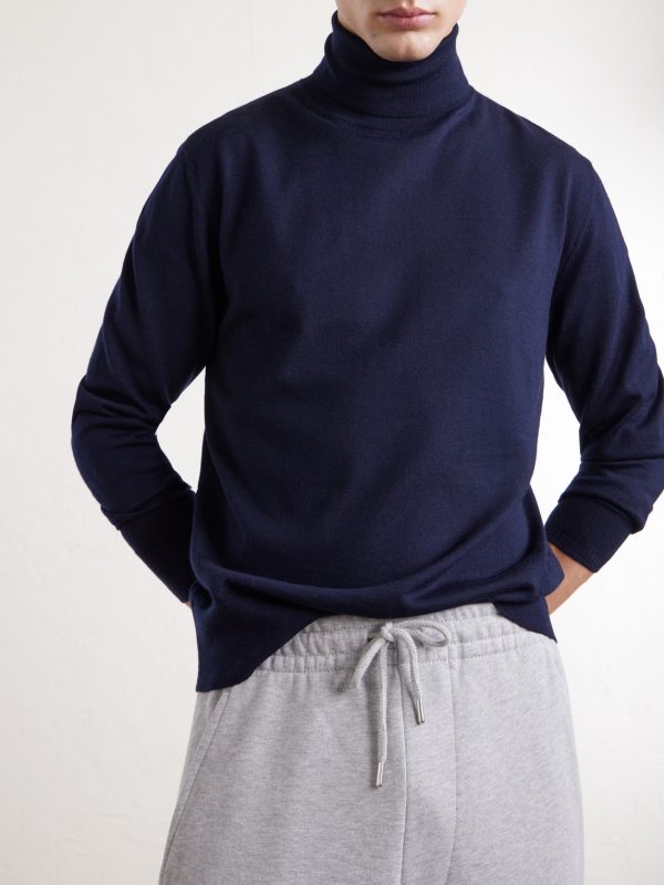 Merino Wool Rollneck Sweater - CU Merino Wool Rollneck Sweater - CU