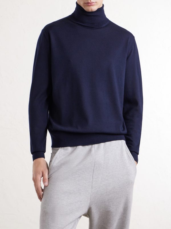 Merino Wool Rollneck Sweater - FR Merino Wool Rollneck Sweater - FR