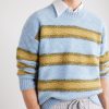 Master Striped Alpaca-Blend Sweater - CU Master Striped Alpaca-Blend Sweater - CU
