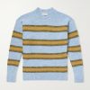 Master Striped Alpaca-Blend Sweater Master Striped Alpaca-Blend Sweater