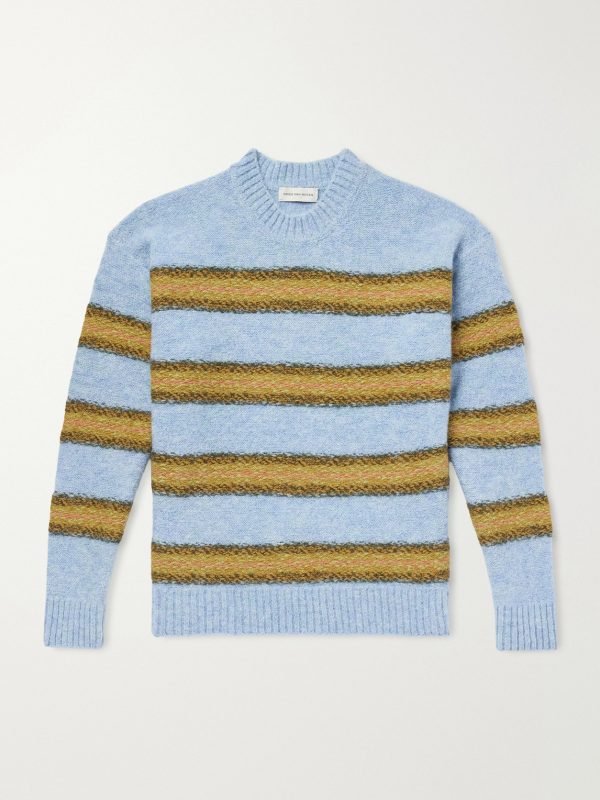 Master Striped Alpaca-Blend Sweater Master Striped Alpaca-Blend Sweater