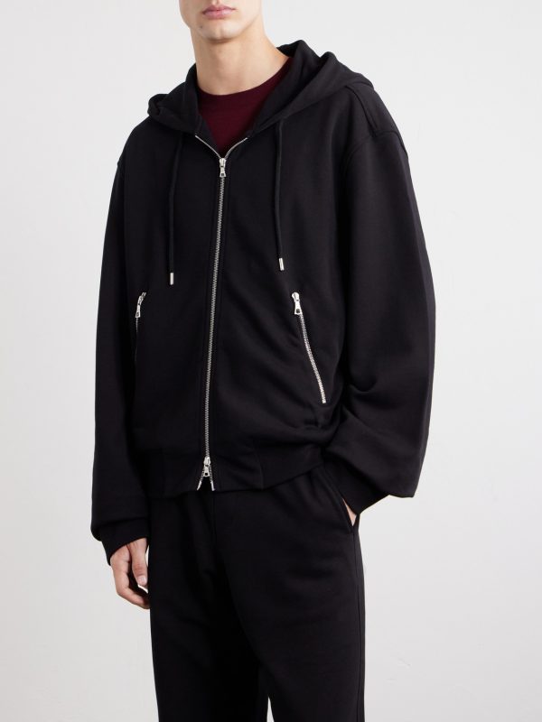 Cotton-Jersey Zip-Up Hoodie - FR Cotton-Jersey Zip-Up Hoodie - FR