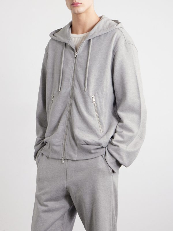 Cotton-Jersey Zip-Up Hoodie - FR Cotton-Jersey Zip-Up Hoodie - FR