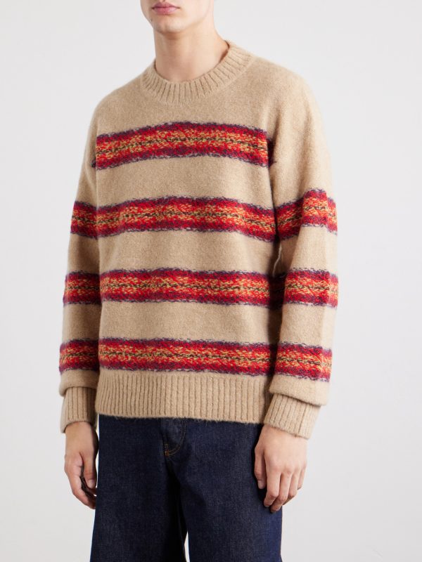 Master Striped Alpaca-Blend Sweater - FR Master Striped Alpaca-Blend Sweater - FR