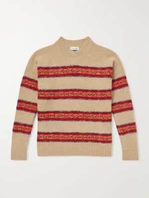 Master Striped Alpaca-Blend Sweater